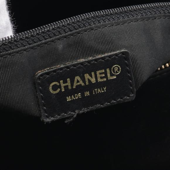 CHANEL chocolate bar Handbag lambskin sheep leather black - Picture 4 of 10